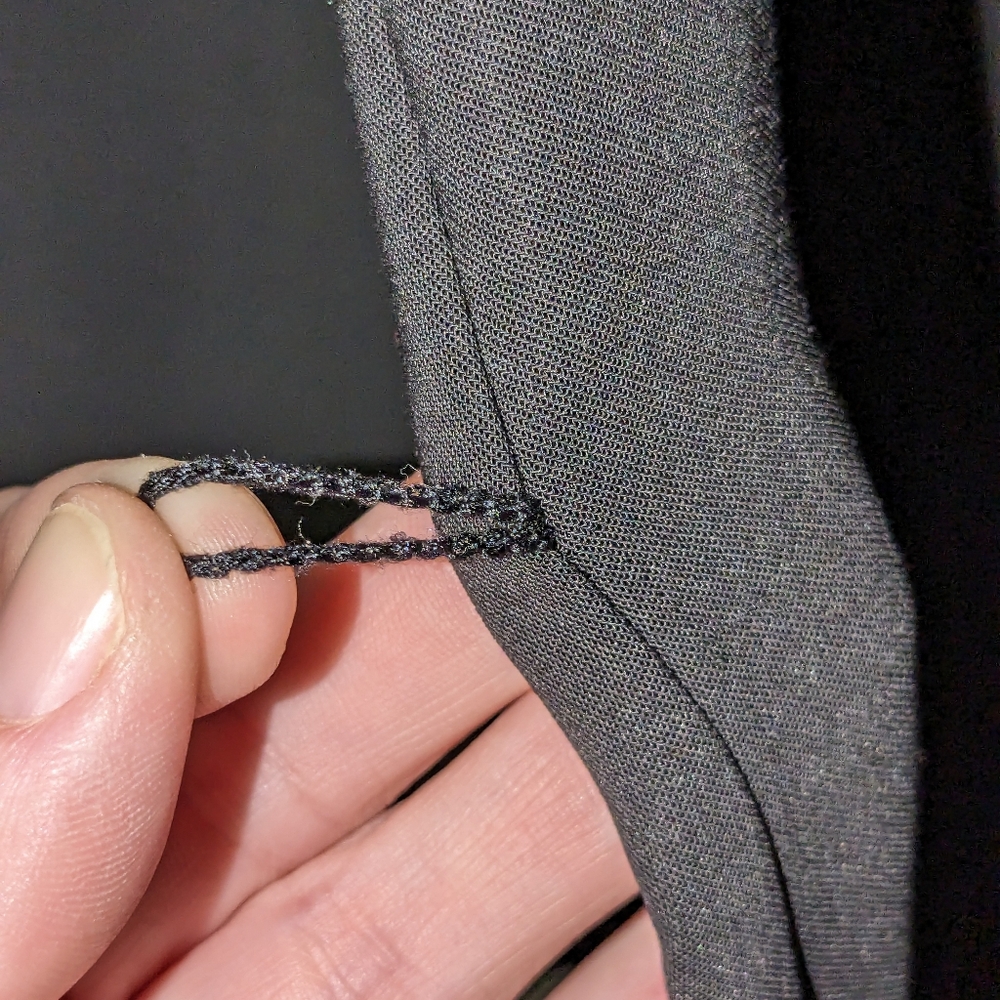 Simply Vera Vera Wang Bell-Sleeve Black Dress Ladies XL EUC - Picture 12 of 13